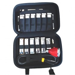 Hardcover case for 20 harmonicas