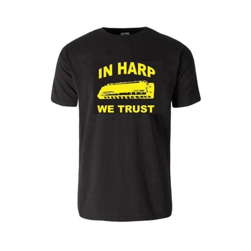 "In harp we trust" t-shirt