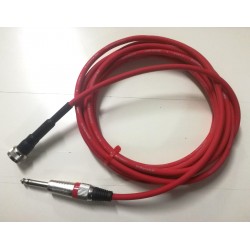 Red Vintage Cable for Astatic JT-30 Microphone and Harp Mics